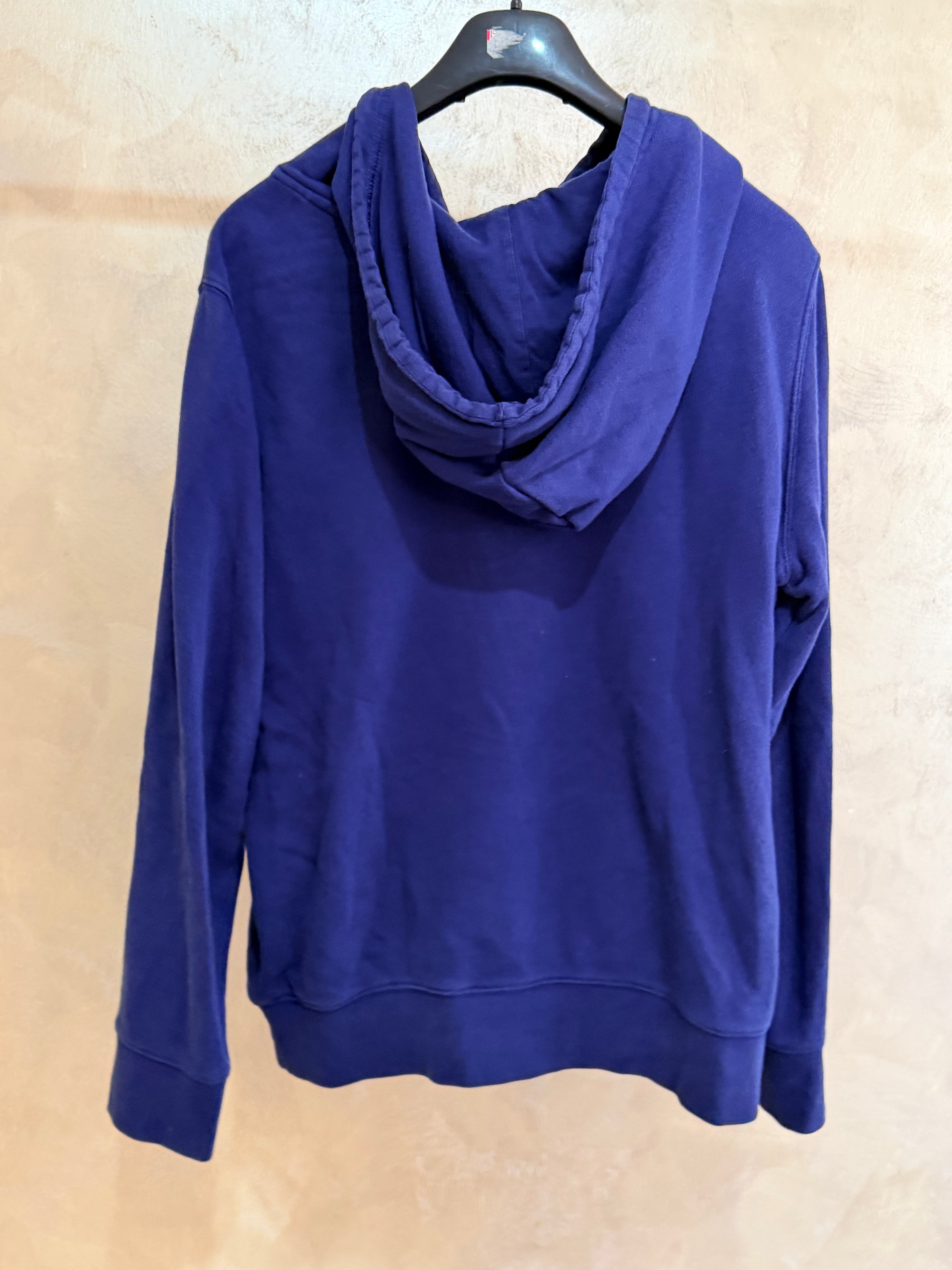 Felpa Adidas Con Cappuccio Blu Scura S