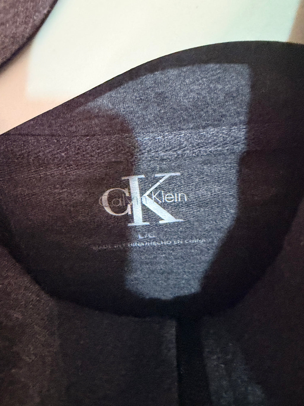 Felpa Calvin Klein Zip Grigia L
