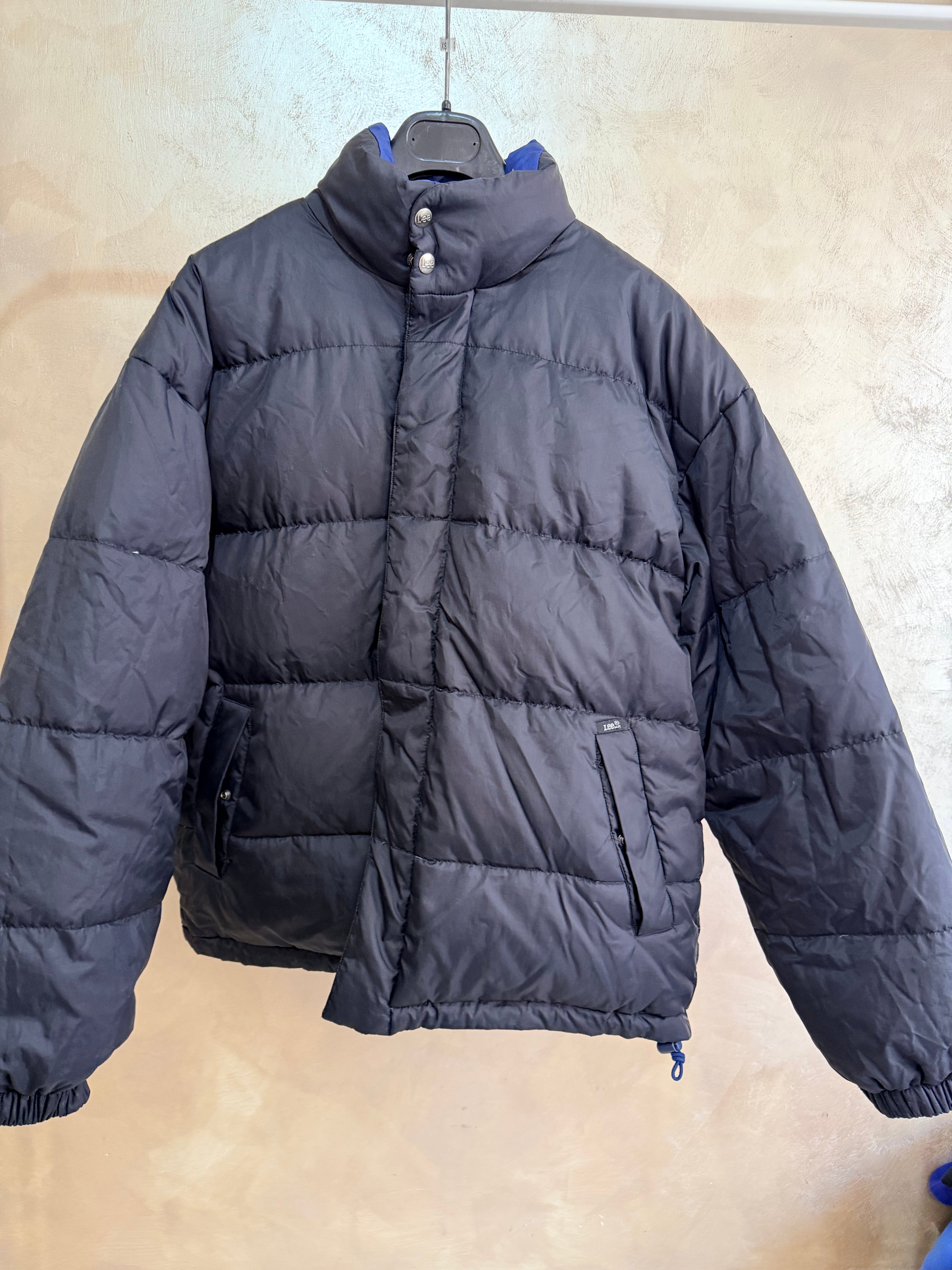 Giacca Lee Reversibile Nera/Blu Taglia S Over