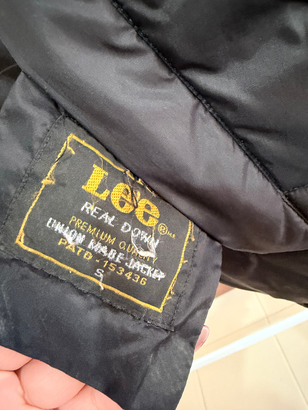 Giacca Lee Reversibile Nera/Blu Taglia S Over