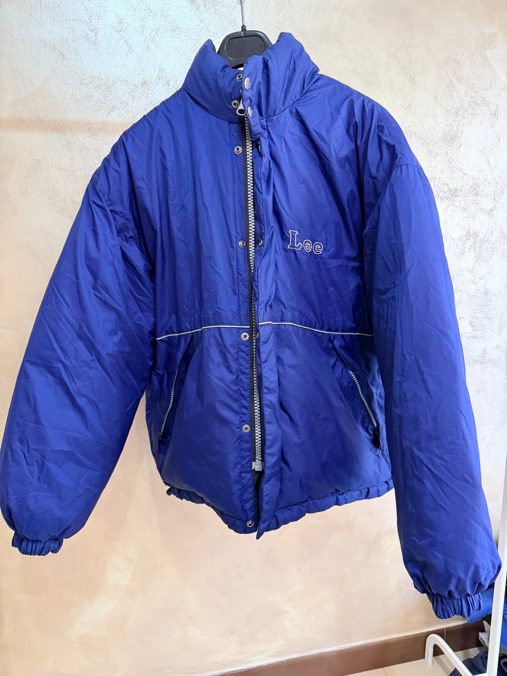 Giacca Lee Reversibile Nera/Blu Taglia S Over