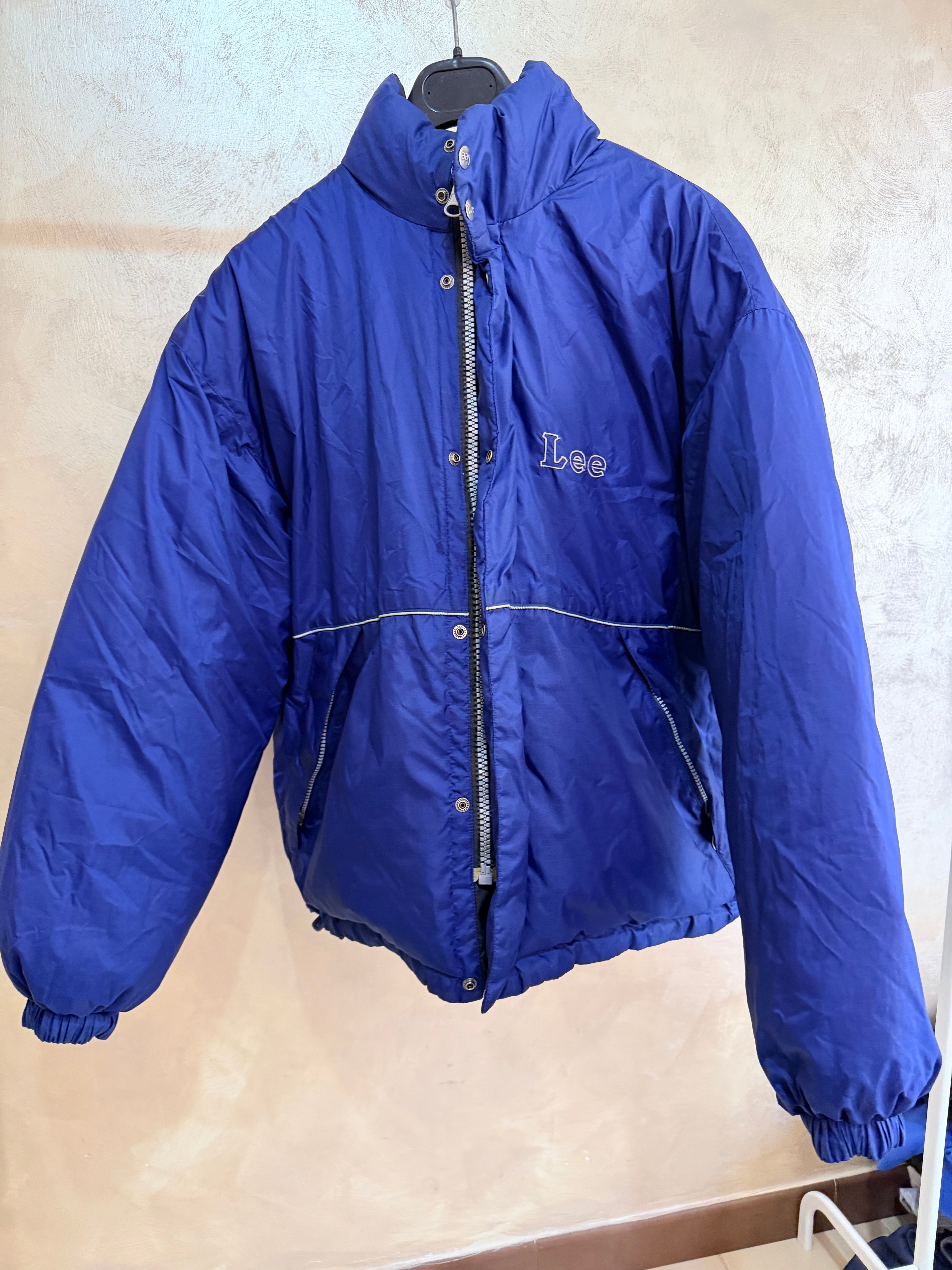 Giacca Lee Reversibile Nera/Blu Taglia S Over