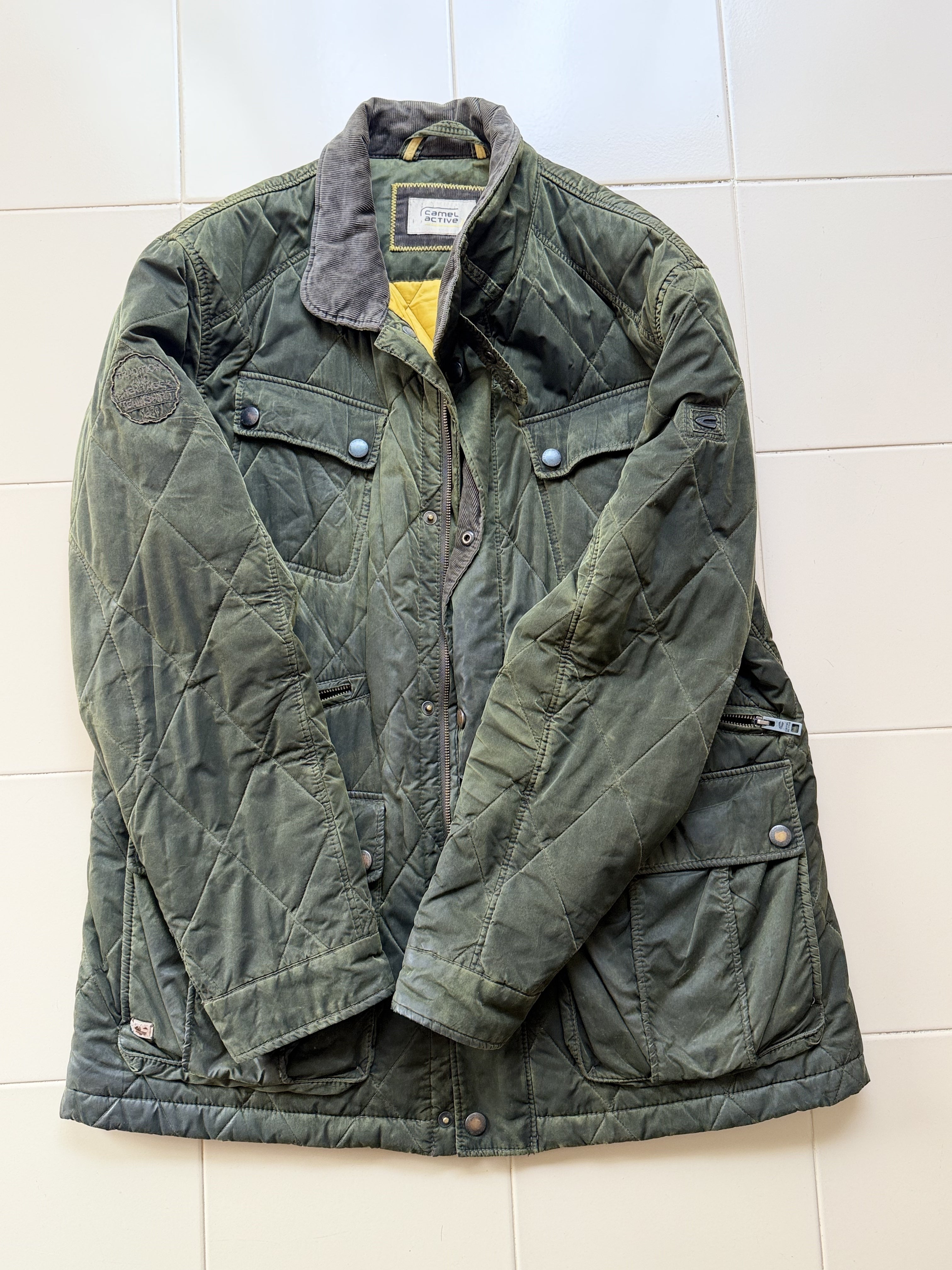 Giacca Camel Verde Taglia XL