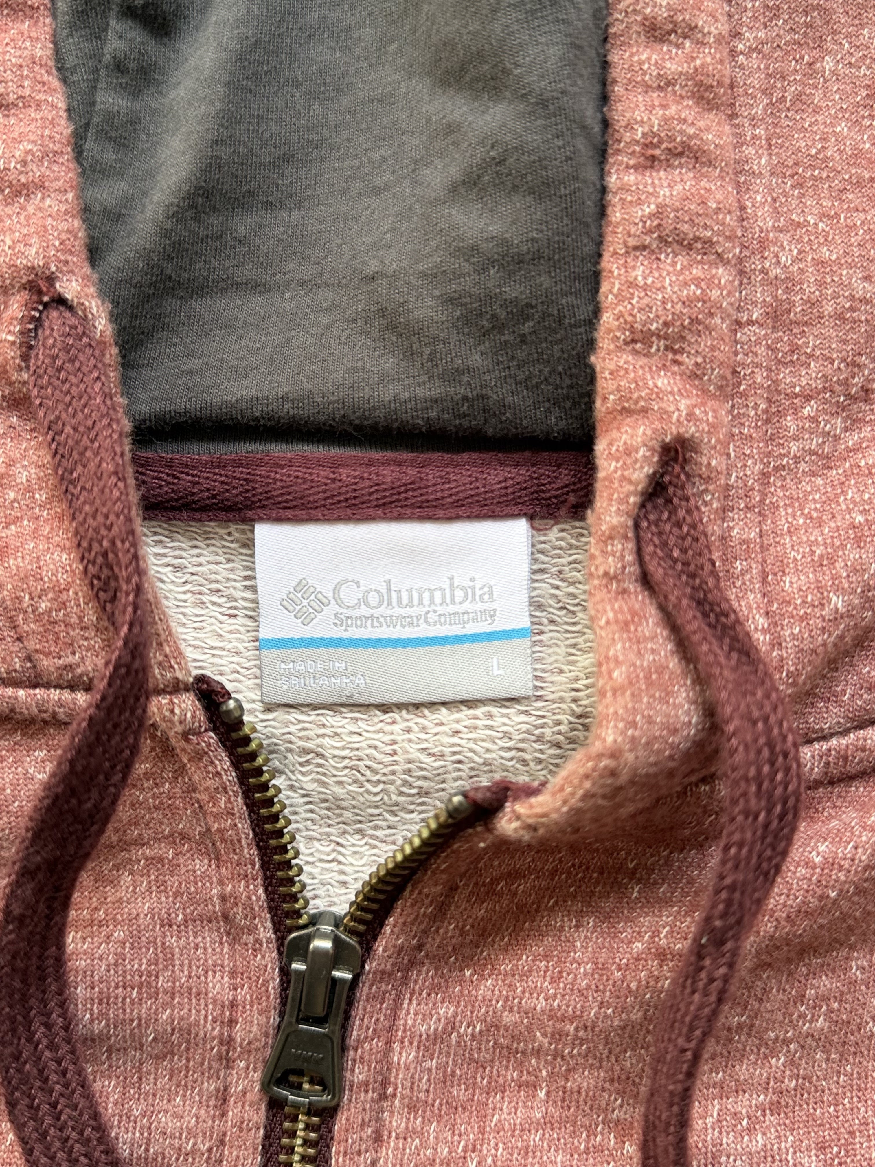 Felpa Con Zip e Cappuccio Columbia Taglia L