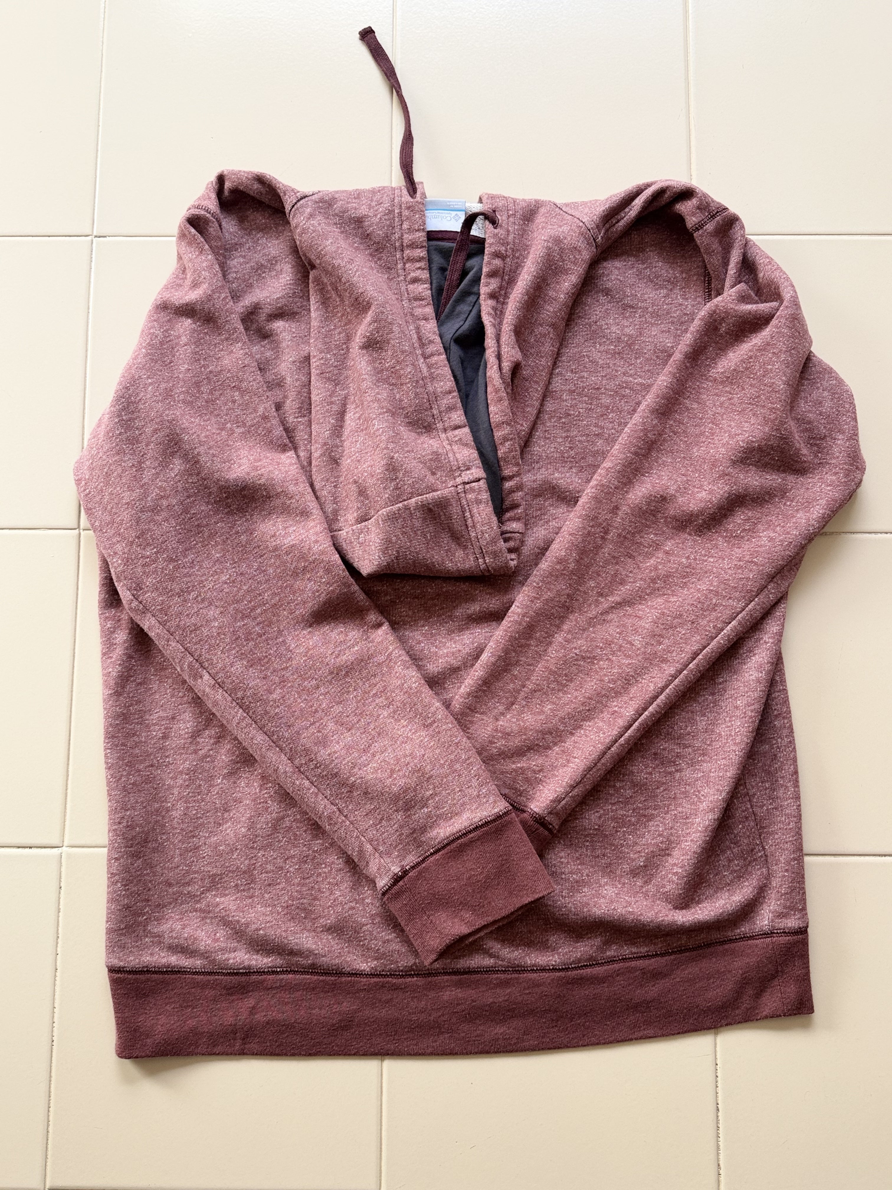 Felpa Con Zip e Cappuccio Columbia Taglia L