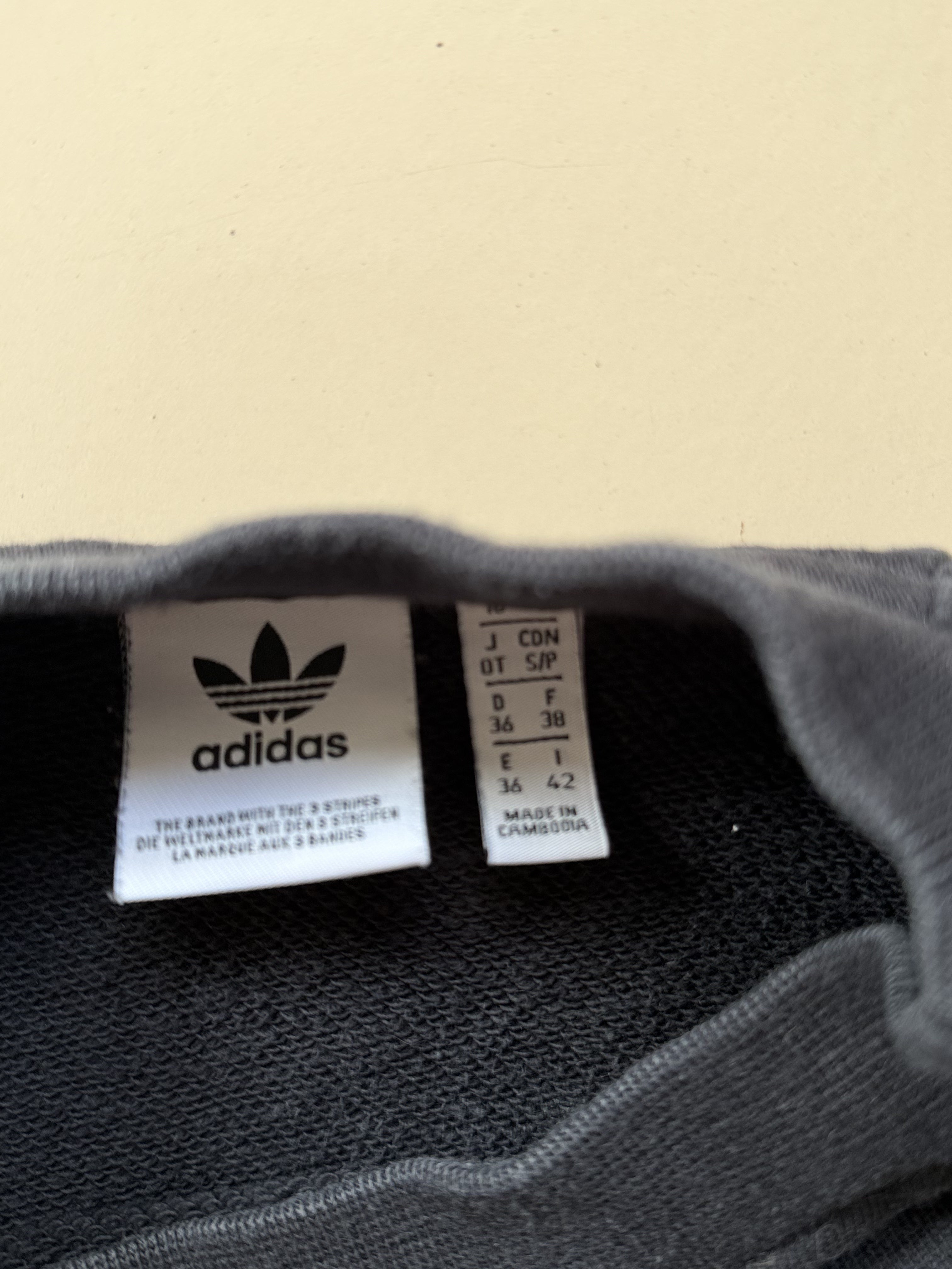 Felpa Adidas Nera Taglia S