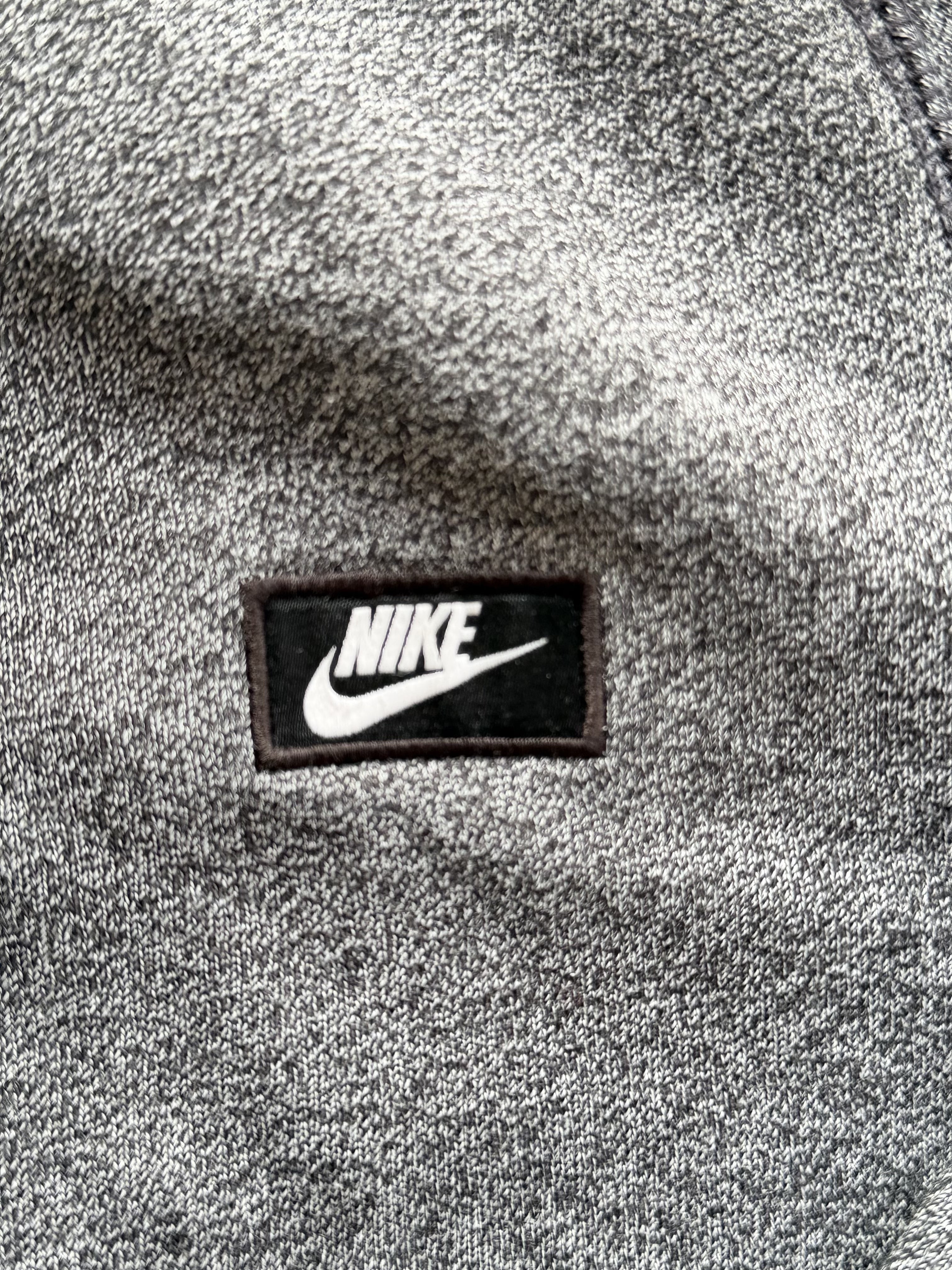 Felpa Nike Zip e Cappuccio Taglia S Over Grigia