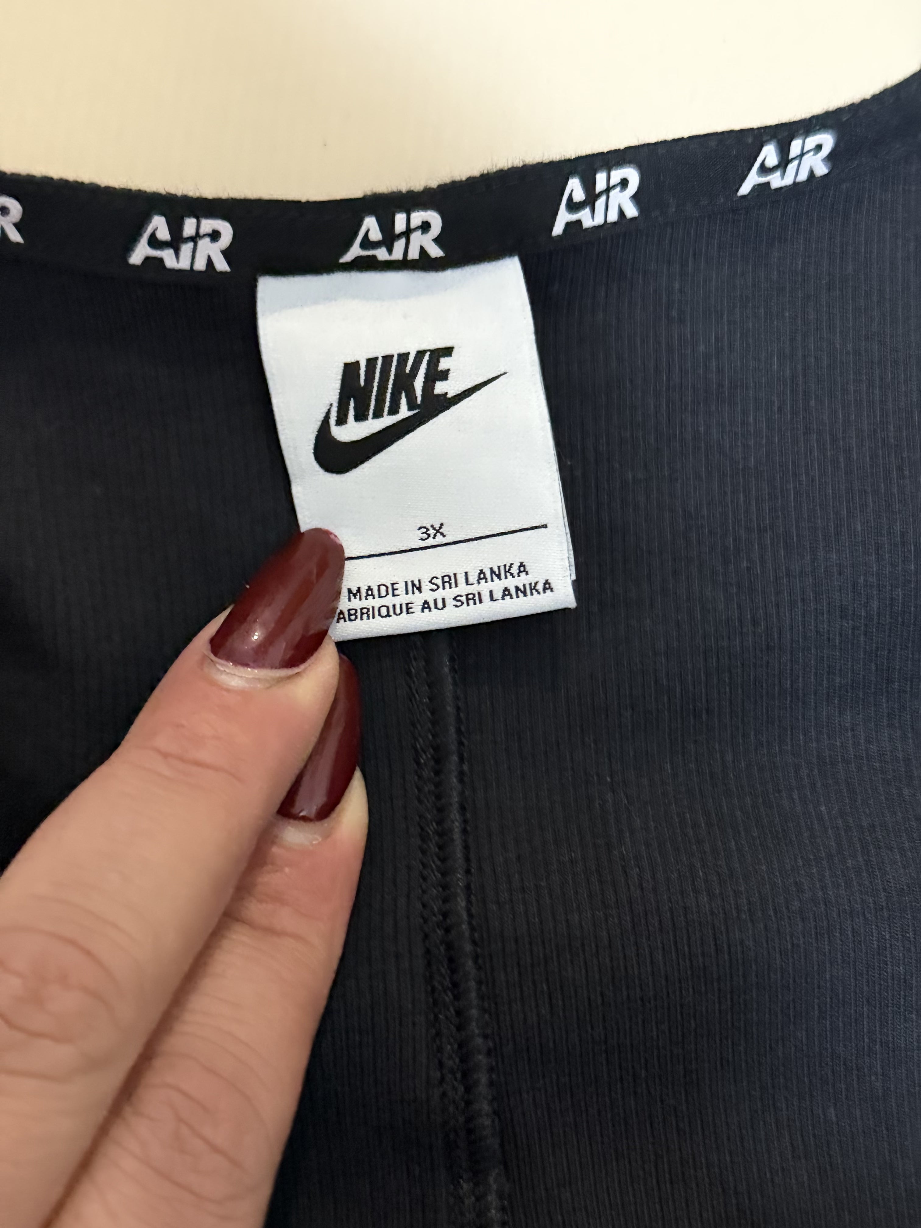 Felpa Nike Con Zip Taglia 3XL Nera