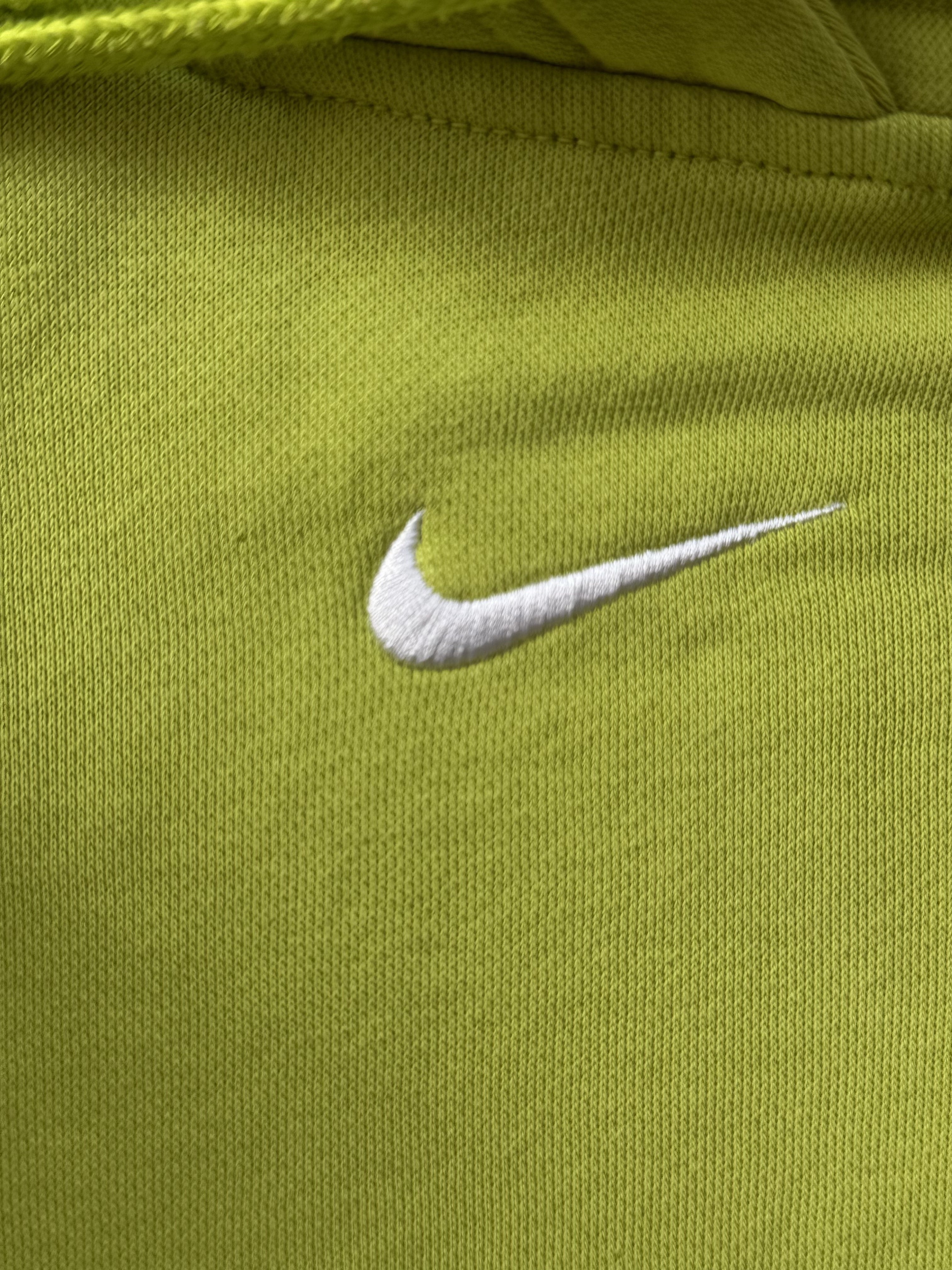 Felpa Con Cappuccio Nike Taglia M Over Lime