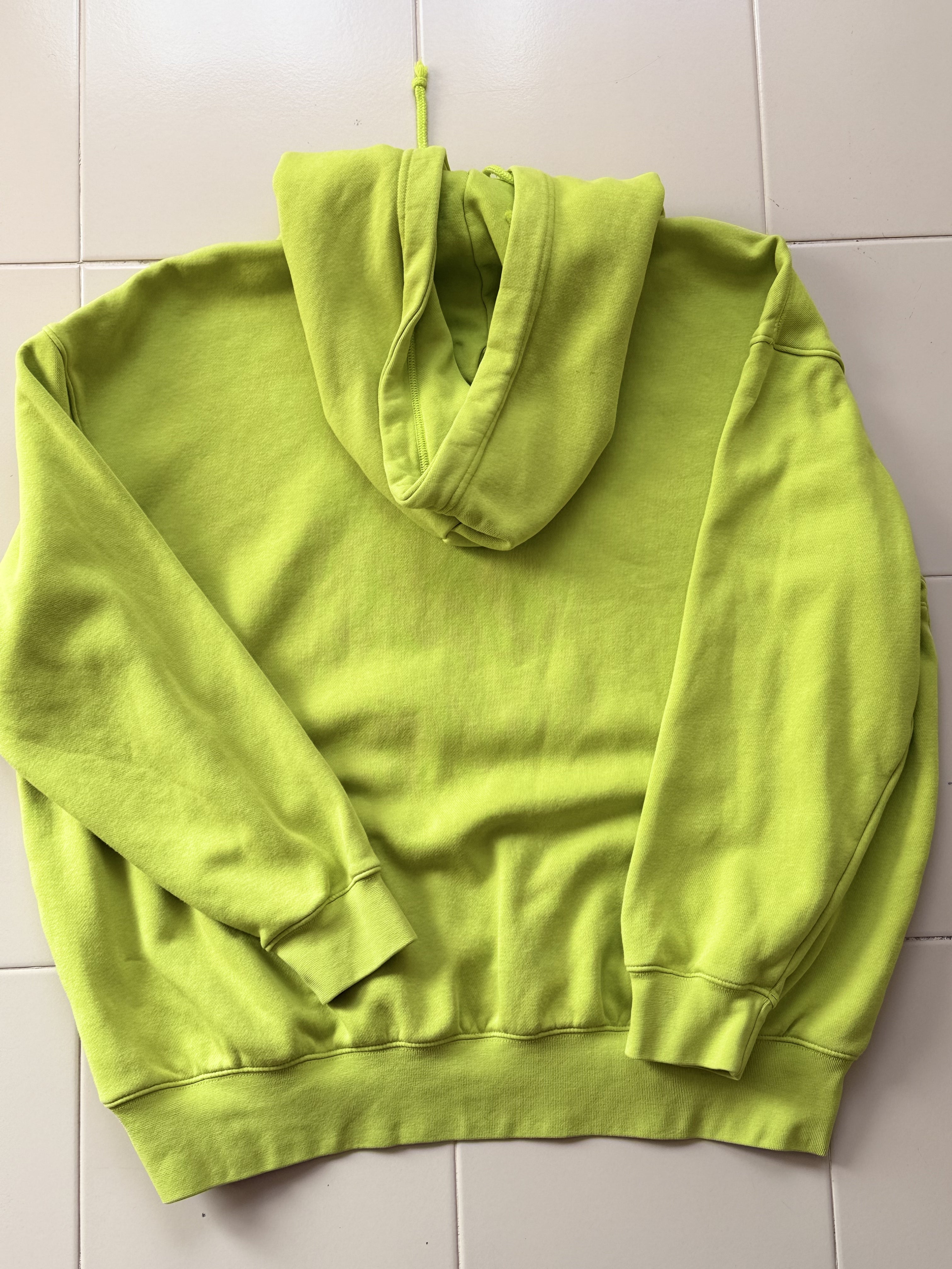 Felpa Con Cappuccio Nike Taglia M Over Lime
