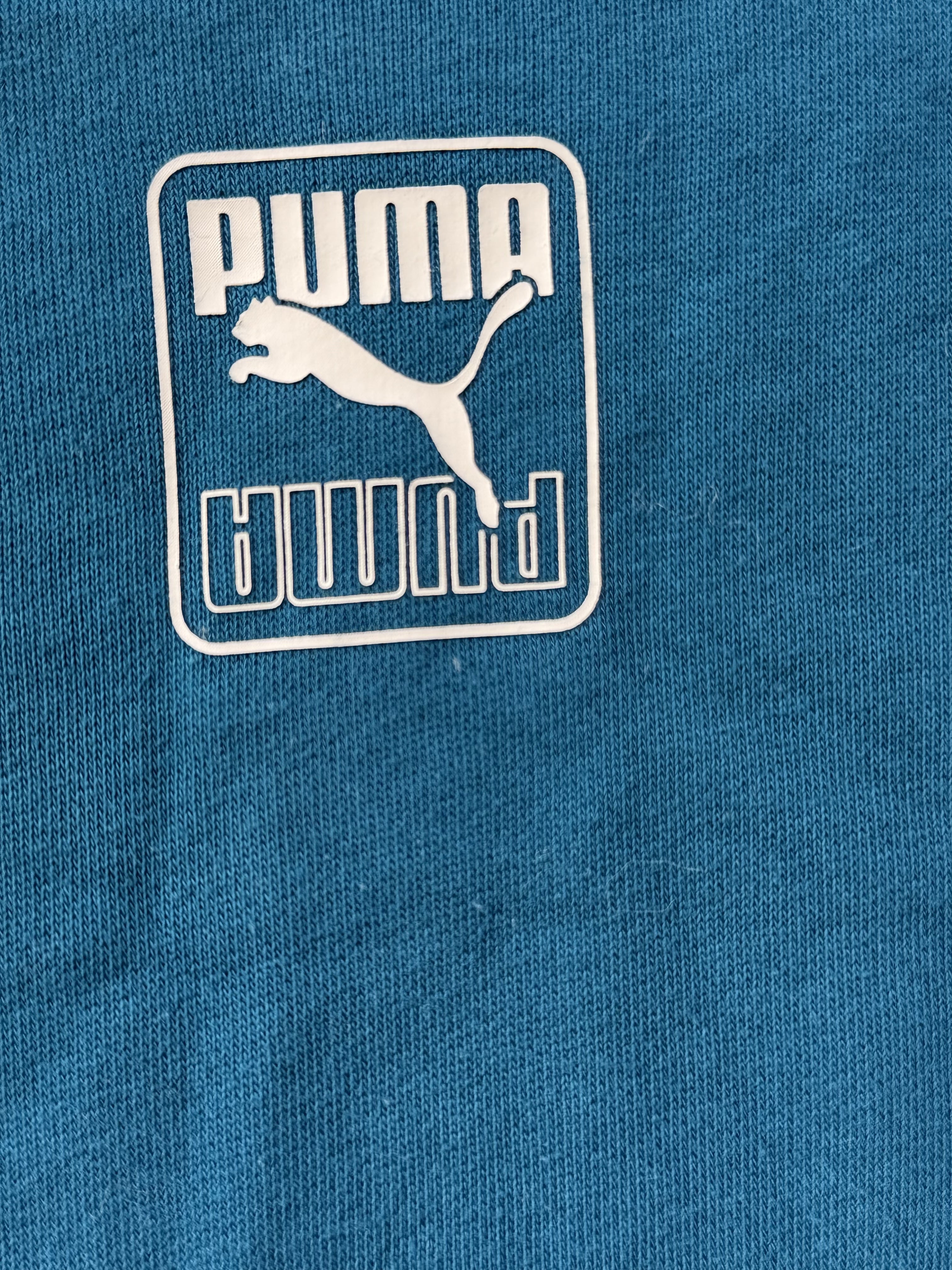 Felpa Puma Taglia L Blu/Bianca