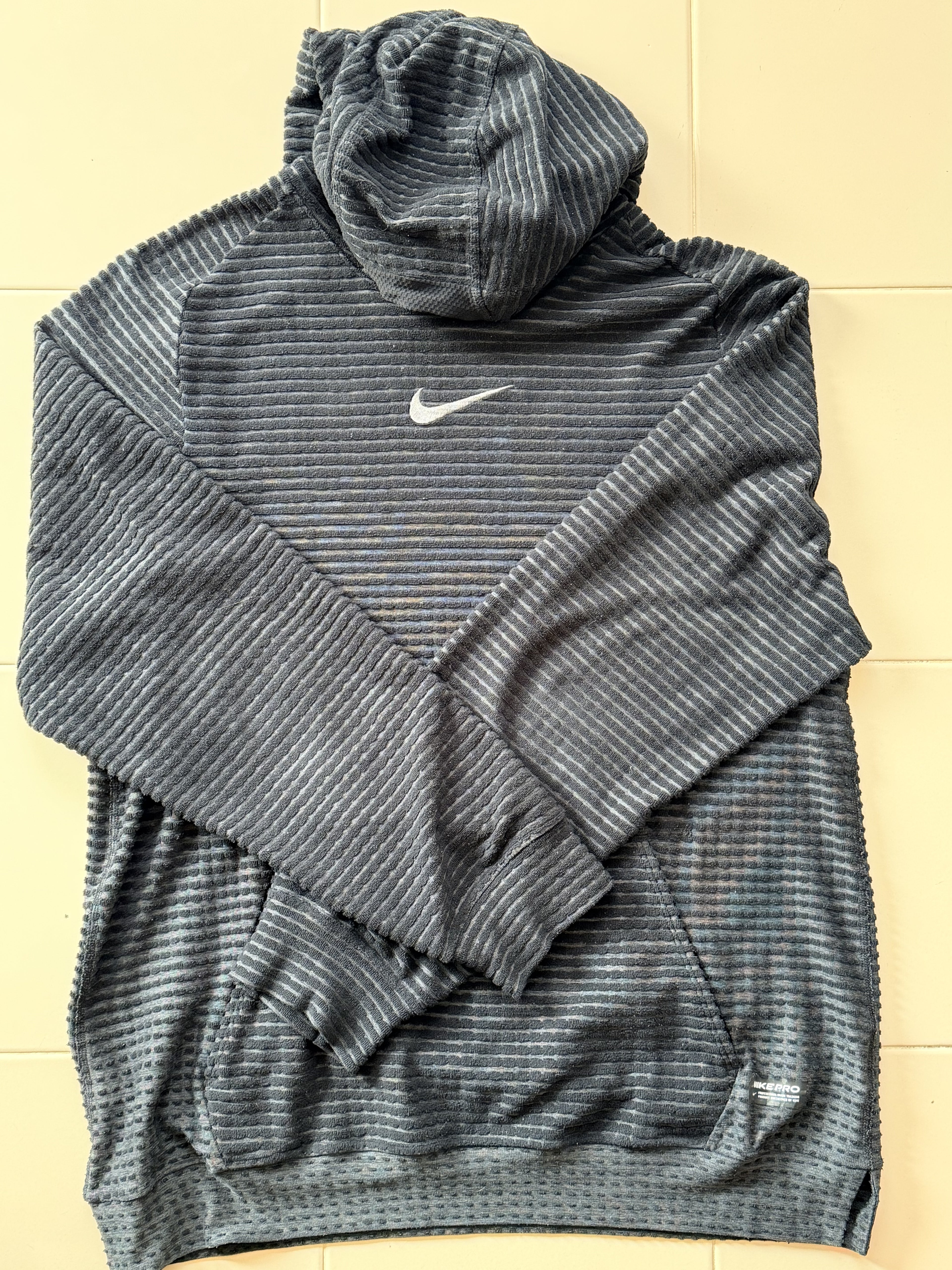 Felpa Nike Zip e Cappuccio Taglia S in Ciniglia