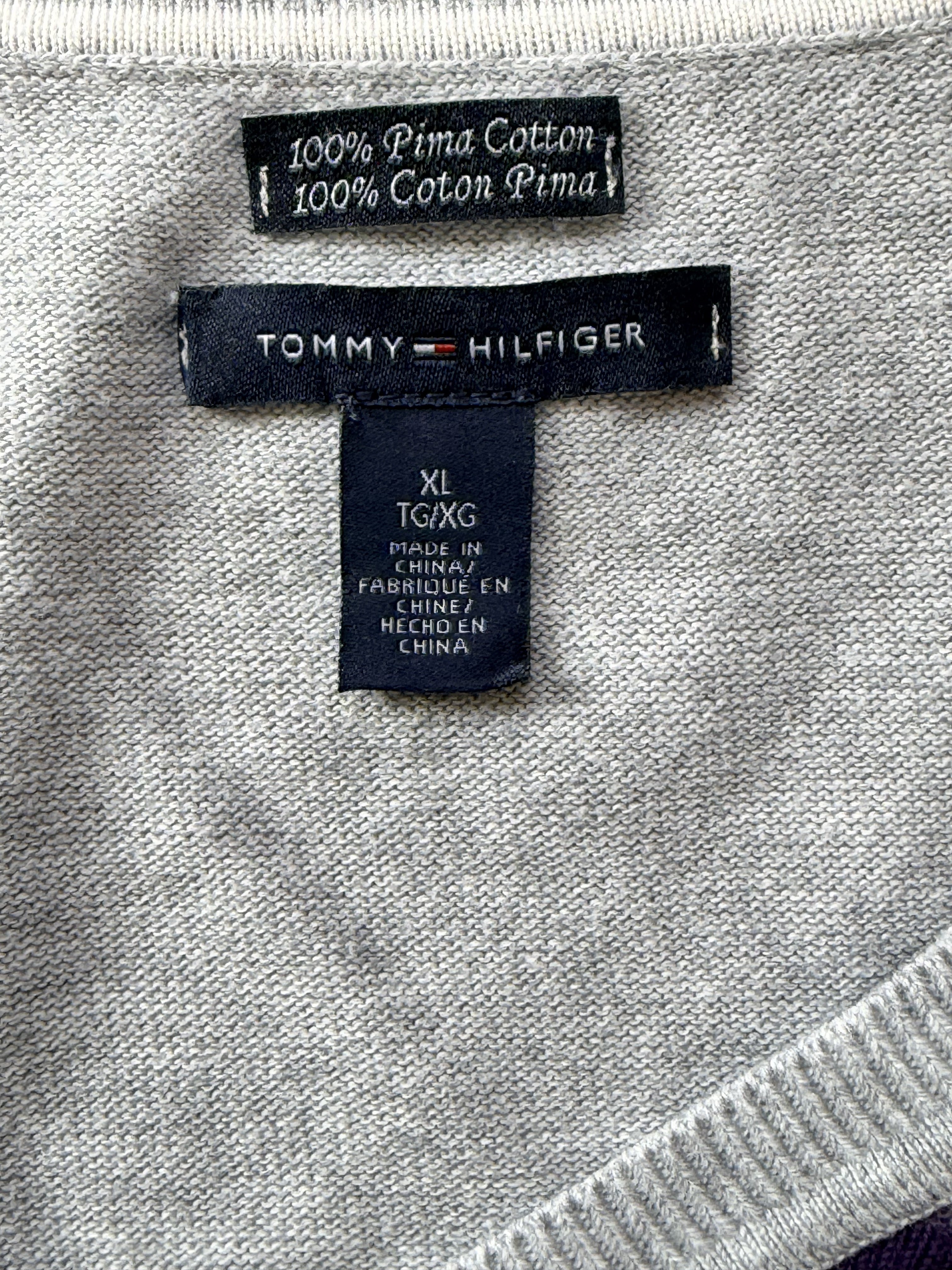 Maglione Tommy Hilfiger Taglia XL Grigia