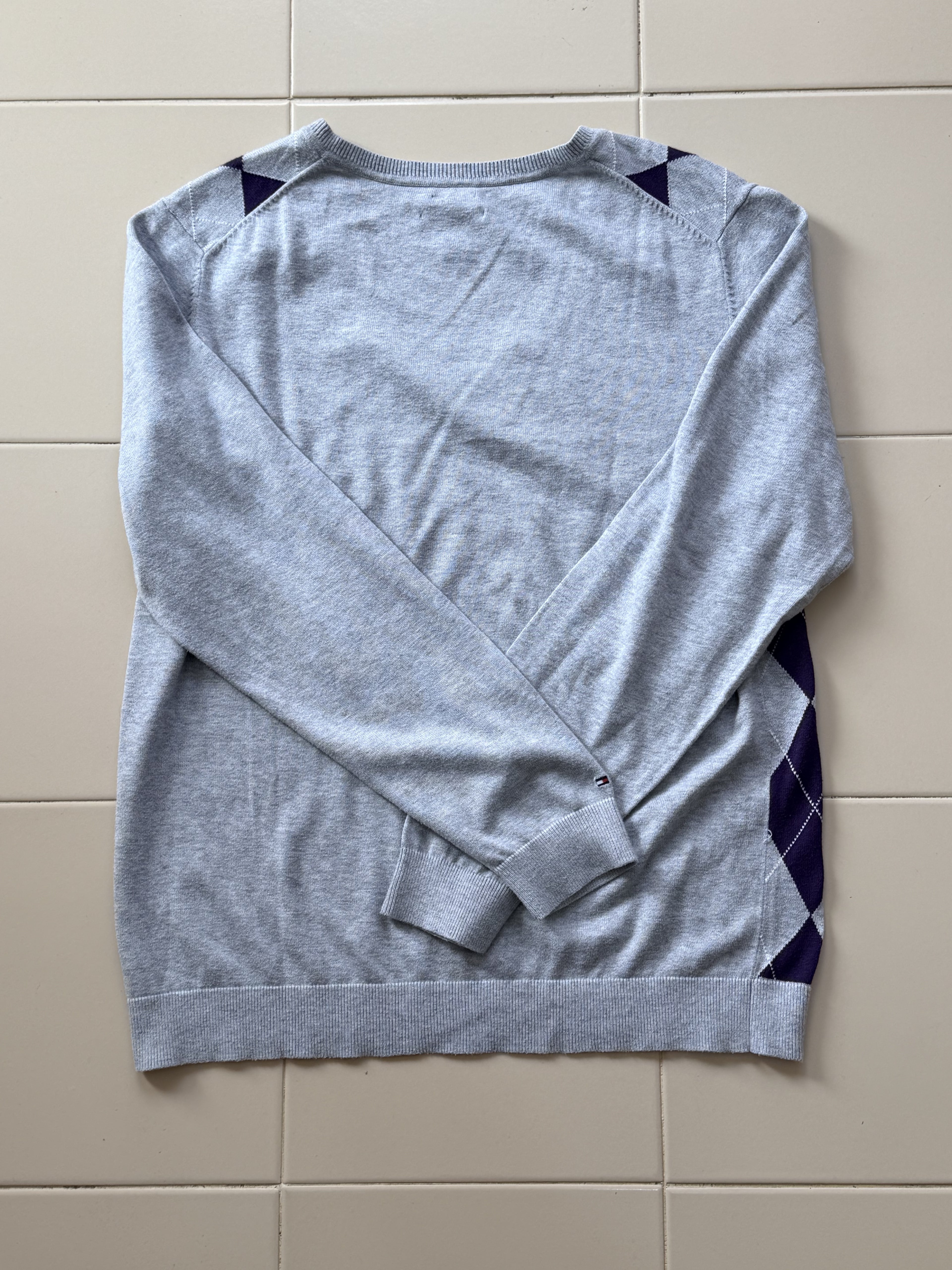 Maglione Tommy Hilfiger Taglia XL Grigia