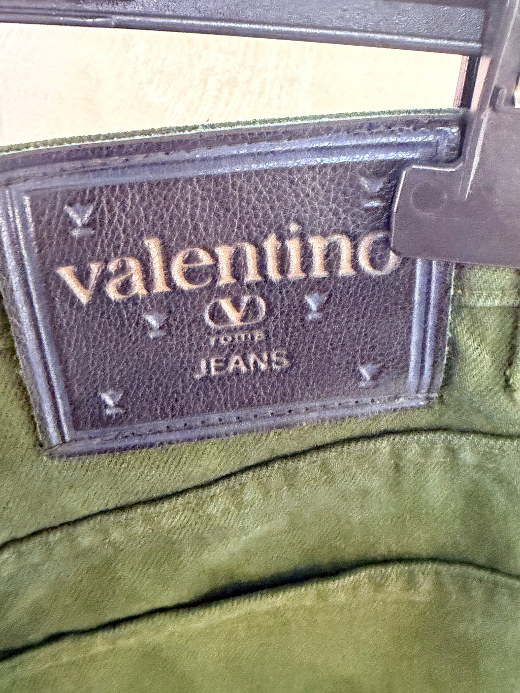 Jeans Valentino Verde Taglia US 29